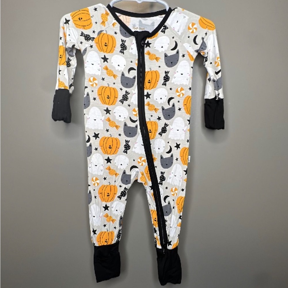 Little Sleepies 0-3m boo crew zippy - Picture 2 of 2
